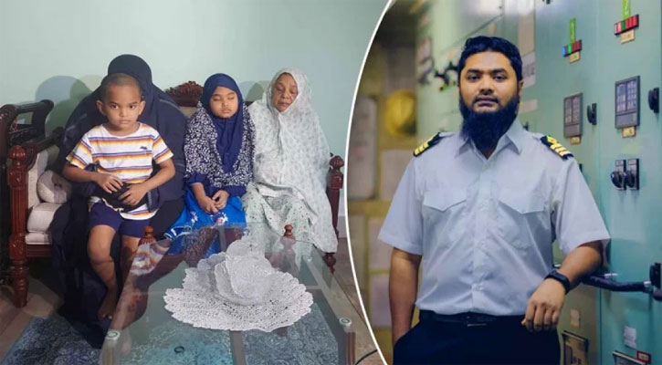 ২ সন্তানকে জড়িয়ে ধরে কাঁদছেন তৌফিকের স্ত্রী