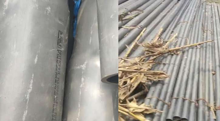 জীবননগরে সরকারি ডিপ টিউবওয়েল স্থাপনে মানহীন নকল পাইপ, প্রশাসন নিরব