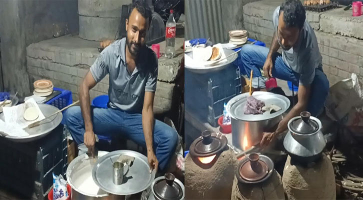 শীতের পিঠা বিক্রি করেই শফিকের মাসে আয় ৩০ হাজার টাকা