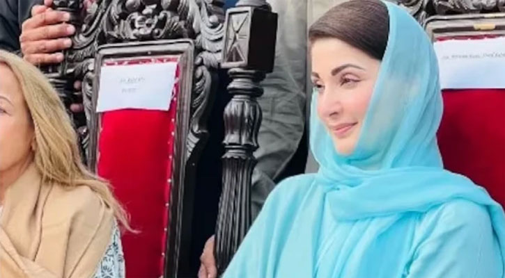 পাঞ্জাবের প্রথম নারী মুখ্যমন্ত্রী হলেন মরিয়ম নওয়াজ