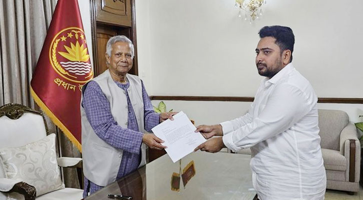 নাহিদ ইসলামের পদত্যাগপত্র গ্রহণ করেছেন রাষ্ট্রপতি