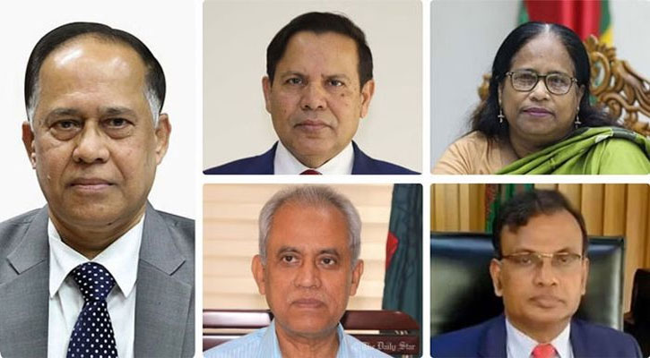 সিইসিসহ পাঁচ কমিশনারের পদত্যাগপত্র গ্রহণ