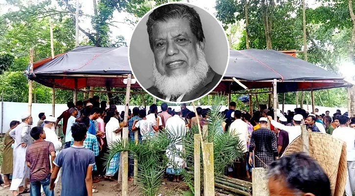 সন্তানের পাশে চিরনিদ্রায় ফজলে রাব্বী মিয়া