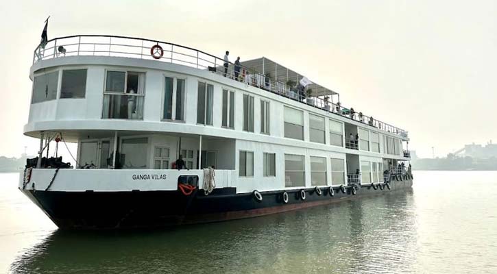 ভারতীয় প্রমোদতরী ‘গঙ্গা বিলাস’ এখন বাংলাদেশে