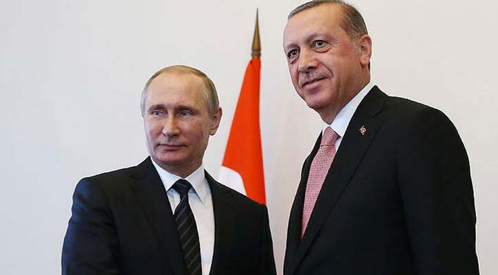 পুতিনের কঠিন সময়ে পাশে দাঁড়ালেন এরদোগান