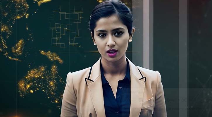 দেশে প্রথমবার সংবাদ পাঠ করলেন কৃত্রিম বুদ্ধিমত্তার ‘অপরাজিতা’