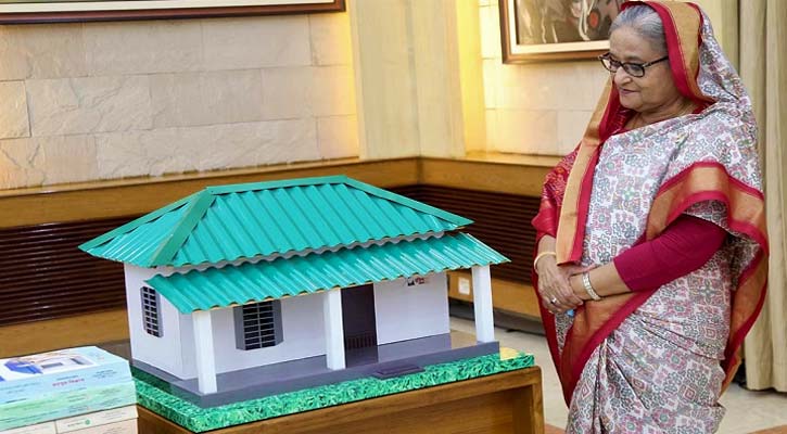 দেশের ১২ জেলা ও ১২৩ উপজেলাকে গৃহহীন মুক্ত ঘোষণা