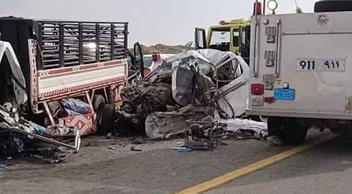 সৌদিতে সড়ক দুর্ঘটনায় চার প্রবাসী নিহত