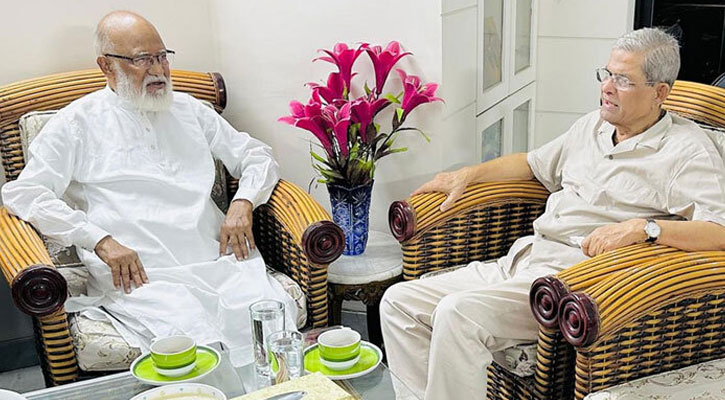 ঘণ্টাব্যাপী একান্ত আলাপচারিতায় মোশাররফ-ফখরুল