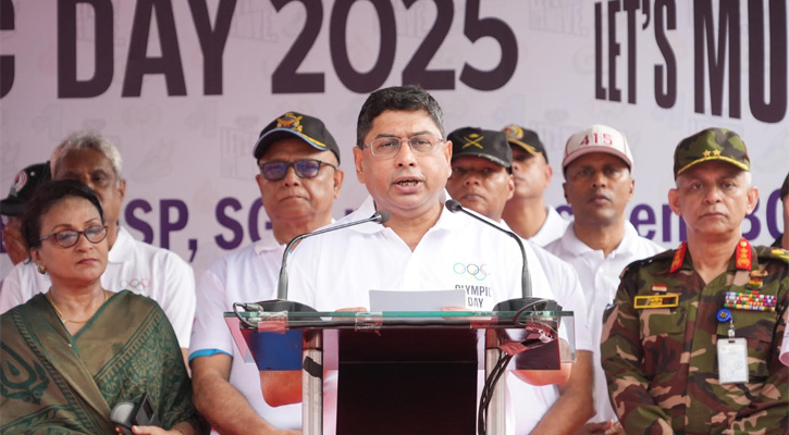 ঢাকায় অলিম্পিক ডে র‌্যালি উদ্বোধনে সেনাপ্রধান 