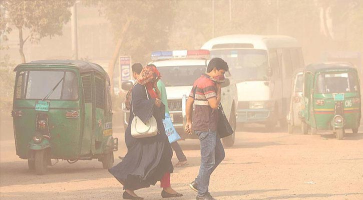 বিশ্বের দূষিত শহরের শীর্ষ স্থানে আজ ঢাকা