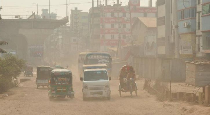 ঢাকার বাতাসের মান ‘খুবই অস্বাস্থ্যকর’, দূষণে আজ শীর্ষে