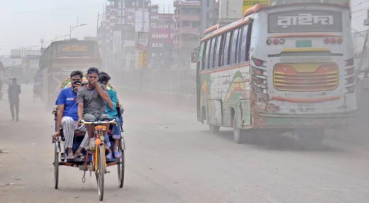 বিশ্বের দ্বিতীয় দূষিত শহর আজ ঢাকা
