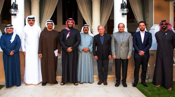 গাজার ভবিষ্যৎ নির্ধারণে গুরুত্বপূর্ণ আলোচনায় আরব নেতারা