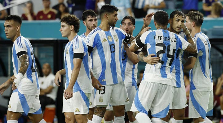 আক্রমণের বন্যা বইয়ে দিয়ে হতাশার জয় পেল আর্জেন্টিনা