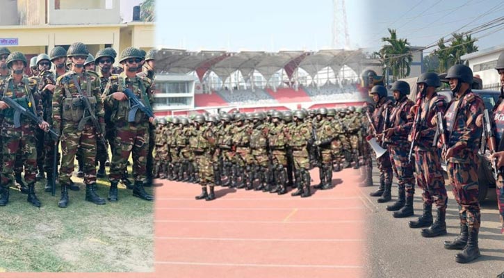 আজ থেকে মাঠে সেনাসহ সব বাহিনী, সঙ্গে ১০৫১ নির্বাহী ম্যাজিস্ট্রেট