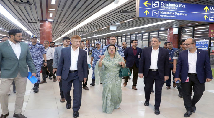 বিমানবন্দরের সেবার মান ধরে রাখার আহ্বান মন্ত্রীর