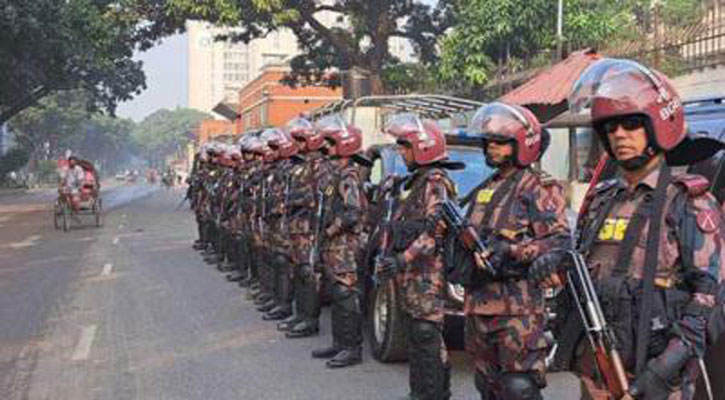 রাজধানীসহ আশপাশের এলাকায় ১২ প্লাটুন বিজিবি মোতায়েন
