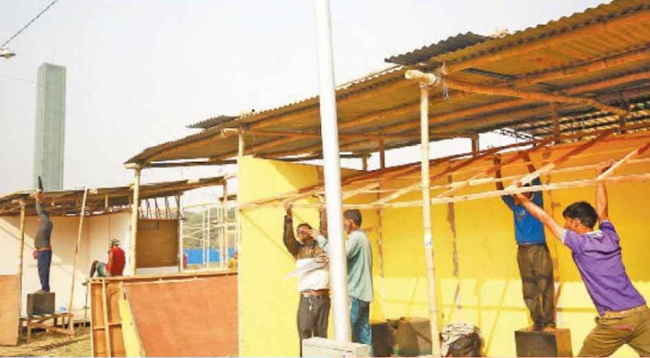 ২৫ ফেব্রুয়ারি পর্দা উঠছে অমর একুশে বইমেলার, শেষ মুহূর্তে জোর প্রস্তুতি