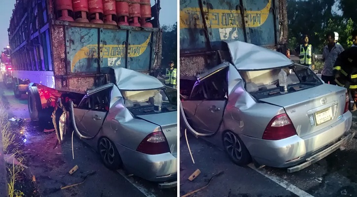 এক্সপ্রেসওয়েতে সড়ক দুর্ঘটনায় নিহত ৫