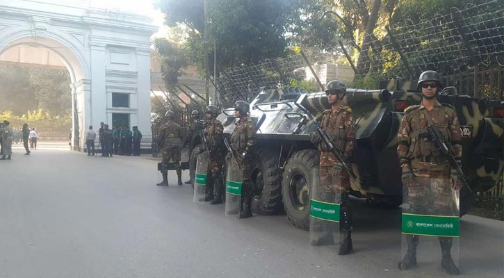 যেকোনো পরিস্থিতি মোকাবিলায় সব বাহিনী প্রস্তুত