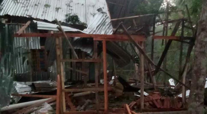 শরীয়তপুরে বোমা বিস্ফোরণে উড়ে গেল বসতঘর, যুবক নিহত