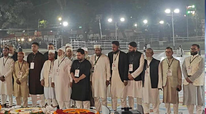 ভাষাশহীদদের প্রতি জামায়াত আমিরের শ্রদ্ধা নিবেদন