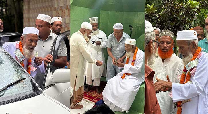 ৪৪ বছর খেদমত শেষে খতিবকে রাজকীয় বিদায়, অশ্রুসিক্ত মুসল্লিরা