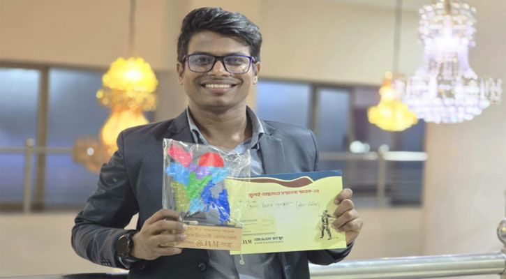 সাংবাদিক ইমরান পেলেন ‘জুলাই বার্তাবীর’ সম্মাননা