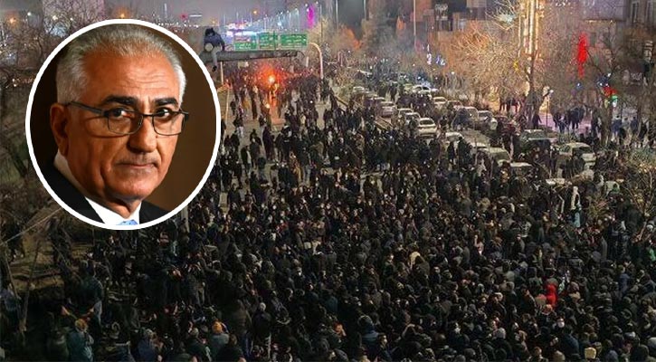 ইরানে সরকার পতনের ডাক দেওয়া কে এই স্বঘোষিত ‘রাজপুত্র’ রেজা পাহলভি?