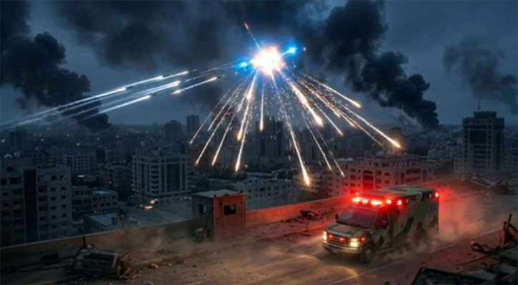 ইসরায়েলে ‘ক্লাস্টার’ মিসাইল ছুড়েছে ইরান