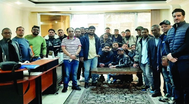 ইরানে আটকে পড়া ১৮৬ বাংলাদে‌শি‌ আজারবাইজানে পৌঁছেছেন