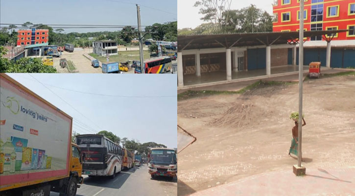 তিন বছরেও চালু হয়নি কোটি টাকার কালকিনি পৌর বাস টার্মিনাল