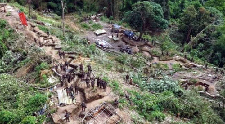 কেএনএফের ঘাঁটিতে সেনাবাহিনীর অভিযান, বিভিন্ন সরঞ্জাম উদ্ধার