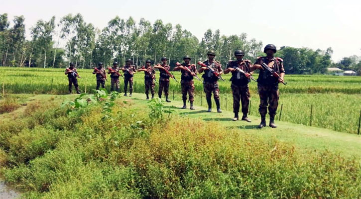 সীমান্তে ‘পুশইন’ ঠেকাতে কঠোর অবস্থানে বিজিবি