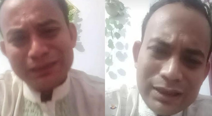 কমিটিতে স্থান না পেয়ে ফেসবুক লাইভে কাঁদলেন ছাত্রদল নেতা 