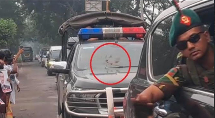 প্রধানমন্ত্রীর বহরে ইট নিক্ষেপ নয়, চাকা থেকে ছিটকে আসা টুকরো: পুলিশ সুপার  