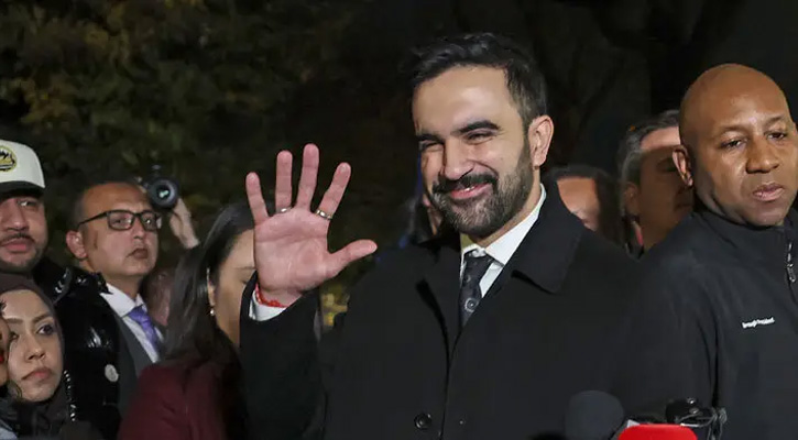 নিউইয়র্কের ইতিহাসে প্রথম মুসলিম মেয়র জোহরান মামদানি