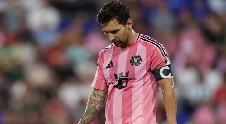 বড় ধাক্কা মিয়ামির, কয় ম্যাচ নিষিদ্ধ মেসি!