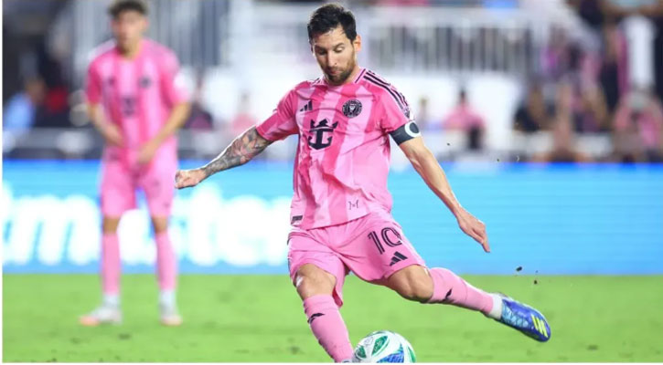 মেসি জাদুতে বড় জয় মিয়ামির