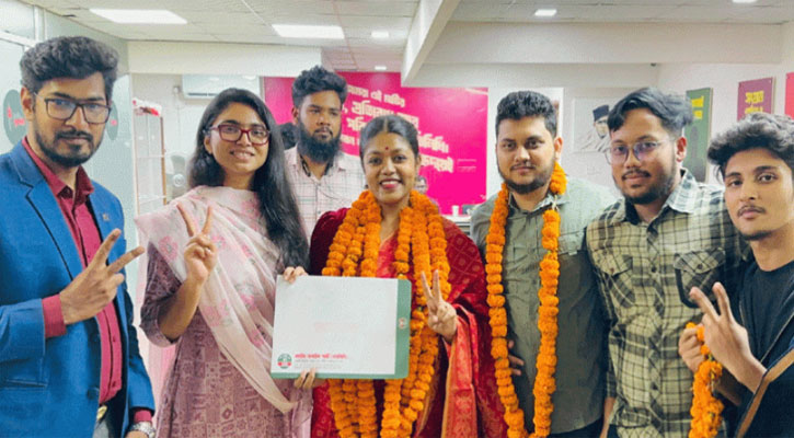 নির্বাচনে কুষ্টিয়া-১ থেকে লড়বেন এনসিপির নুসরাত