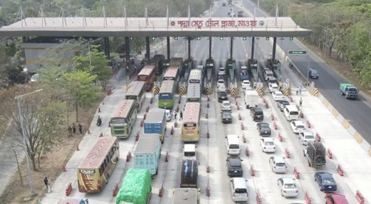 দুই দিনে পদ্মা সেতুতে ৯ কোটি টাকার টোল আদায়