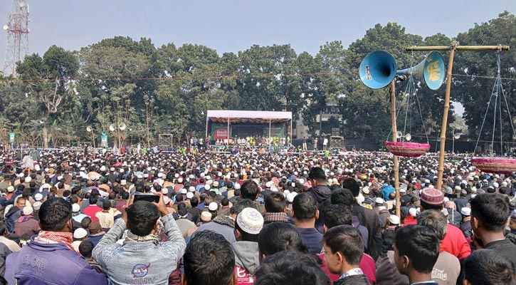 পঞ্চগড়ে জামায়াত আমিরের সমাবেশস্থল কানায় কানায় পূর্ণ
