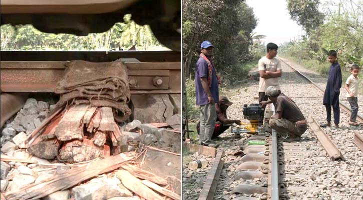 লক্কর-ঝক্কর করে ঝুঁকি নিয়ে চলছে ট্রেন, ঈদ এলে বাড়ে লোক দেখানো প্রস্তুতি 