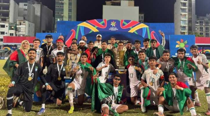 ভারতকে কাঁদিয়ে আবারও সাফে চ্যাম্পিয়ন বাংলাদেশ