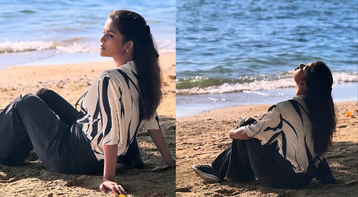 থাইল্যান্ডে পাতায়ার সৈকতে ‘শান্তি’র খোঁজে সাদিয়া আয়মান