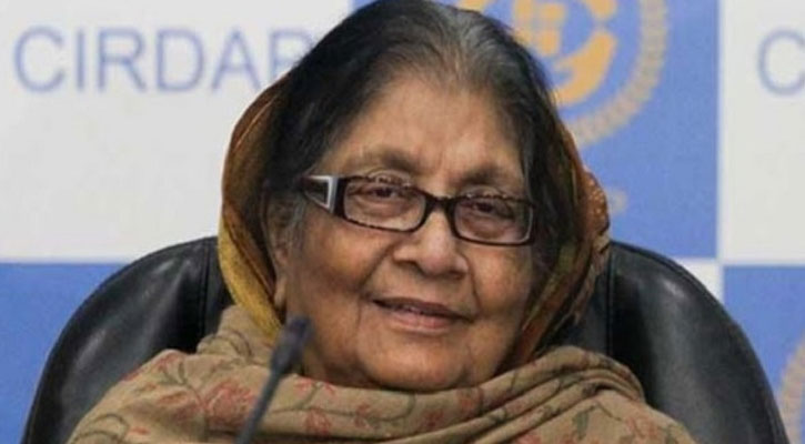 বনানীতে চিরনিদ্রায় শায়িত হবেন সাজেদা চৌধুরী