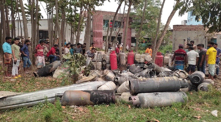 অবৈধ গ্যাস রিফিল কারখানায় ফের বিস্ফোরণ, দগ্ধ ৫