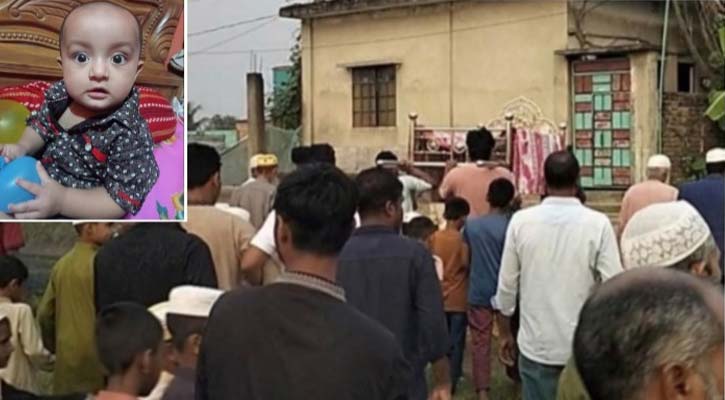 বাবা-মাকে ছাড়াই দাফন করা হলো ভূমিকম্পে নিহত শিশু ফাতেমাকে