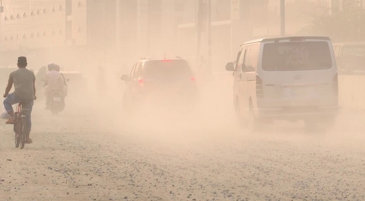 ছুটির দিনেও ঢাকার বাতাস অস্বাস্থ্যকর, বিশ্বে দূষণের তালিকায় ষষ্ঠ